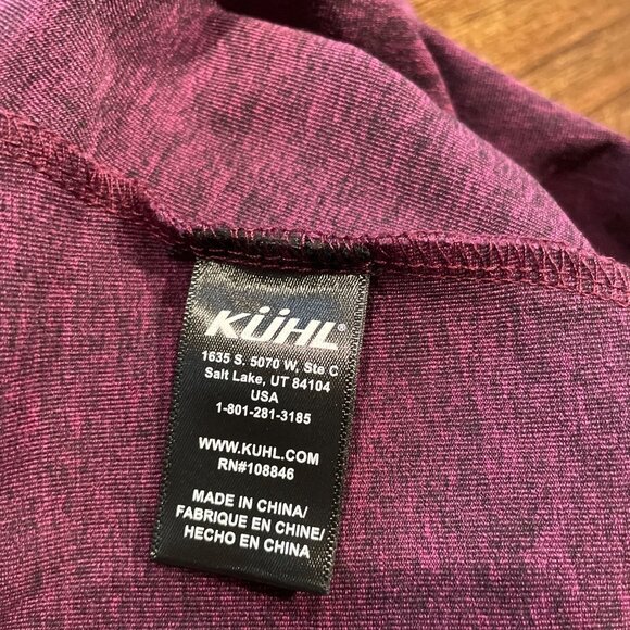 Kuhl Women's Sz XS Sleeveless Performance Dress Heathered Purple Stretch - Picture 9 of 10